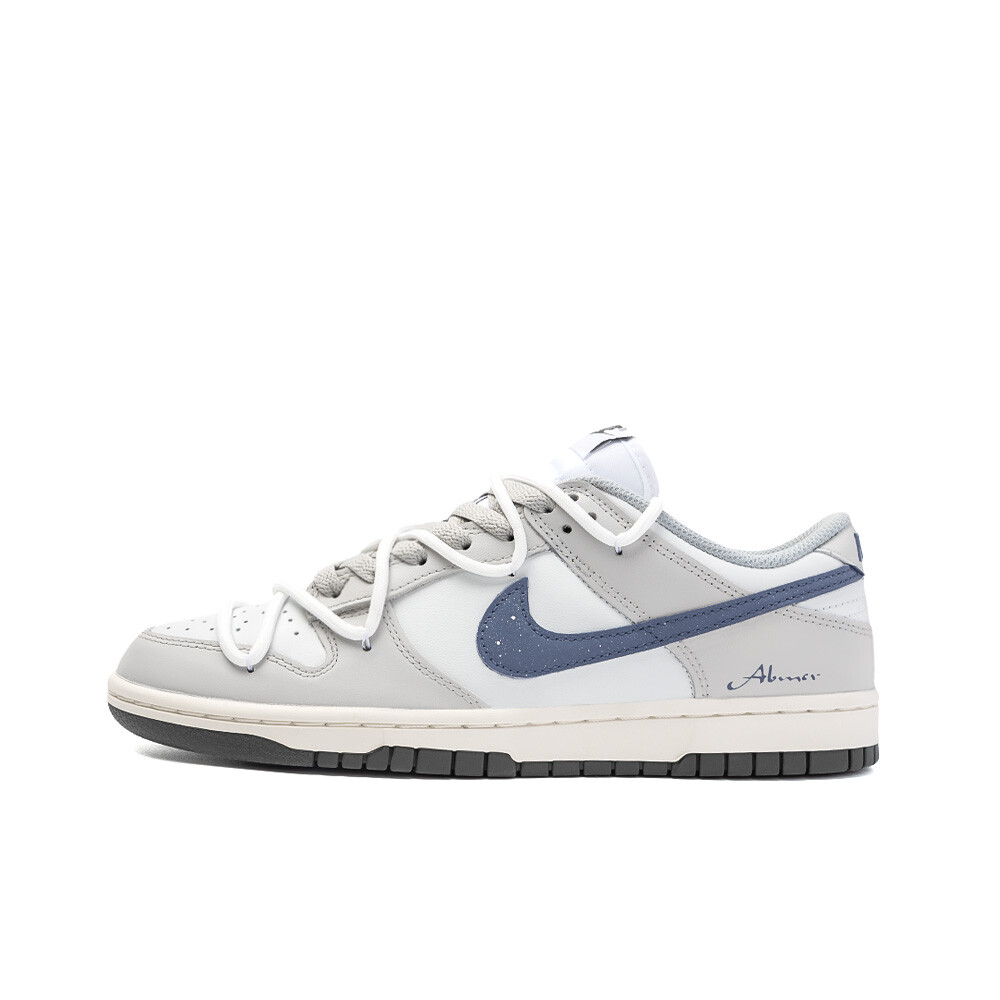 

Кроссовки Nike Dunk Skateboarding Shoes Women's Low-top White, светло-серый