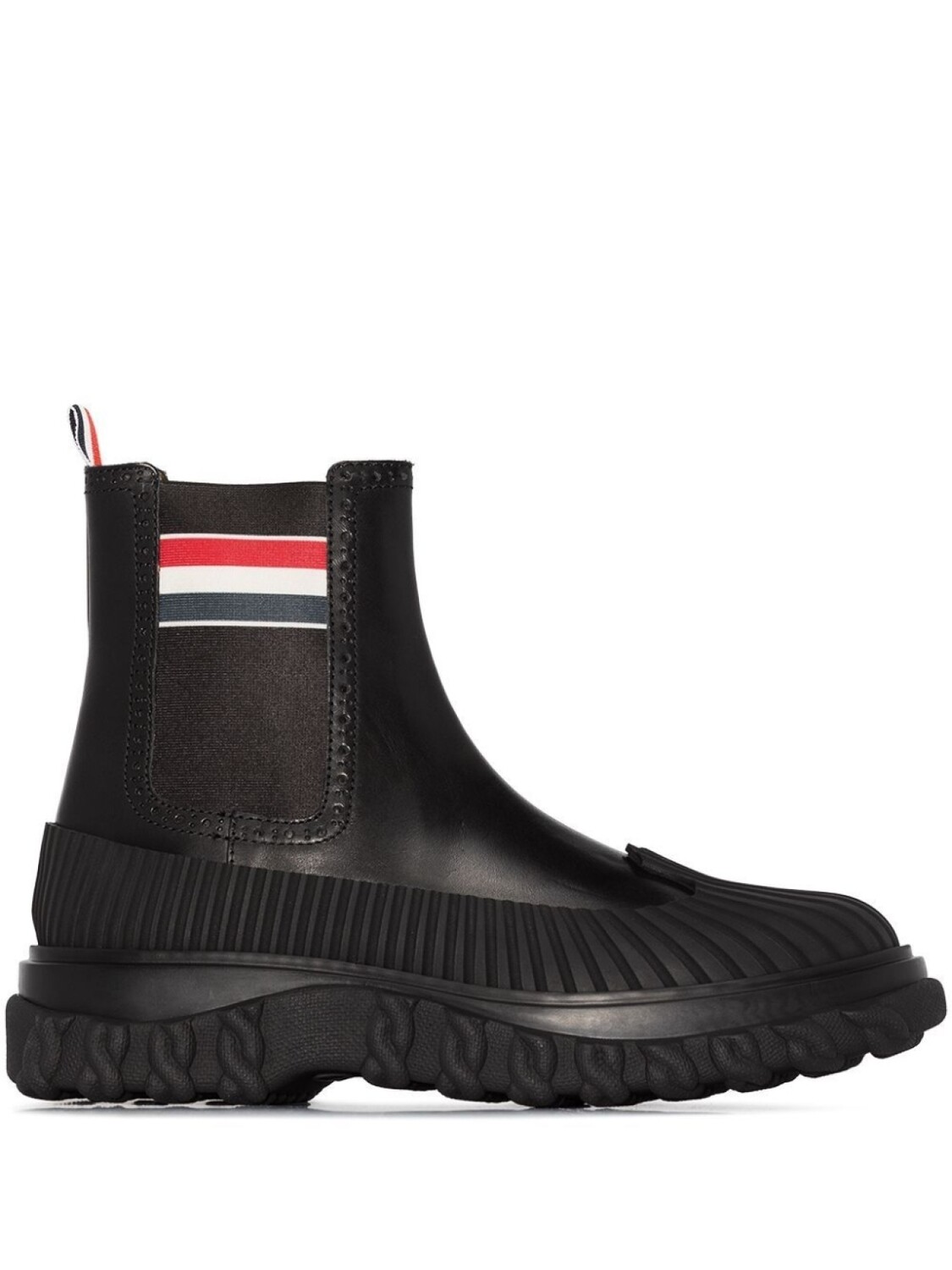 

Thom Browne ботинки с полосками RWB, черный