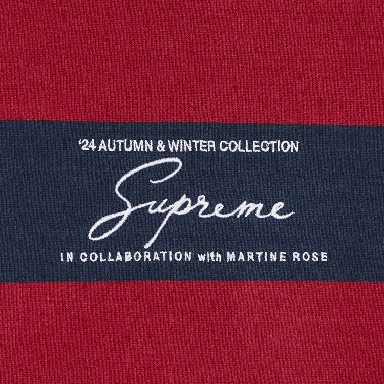 Толстовка Supreme x Martine Rose Hooded Sweatshirt Stripe, разноцветный — фото 3