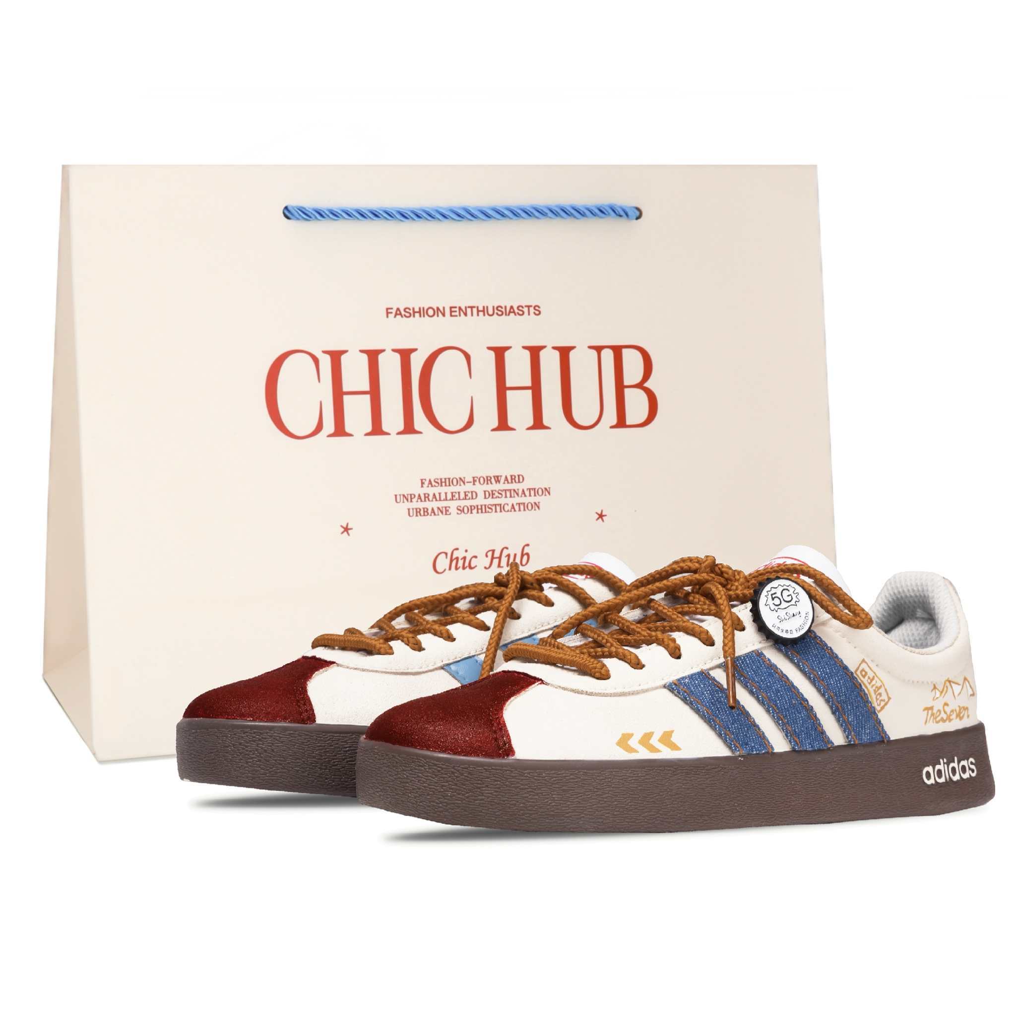 

Adidas VL COURT 2.0 Lifestyle Slip Resistant Abrasion Resistant Low top German Army Trainers Unisex Blue White