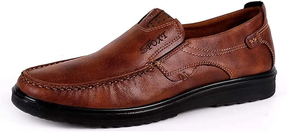 Лоферы из натуральной кожи мужские, Penny Loafers, коричневый Zentavi