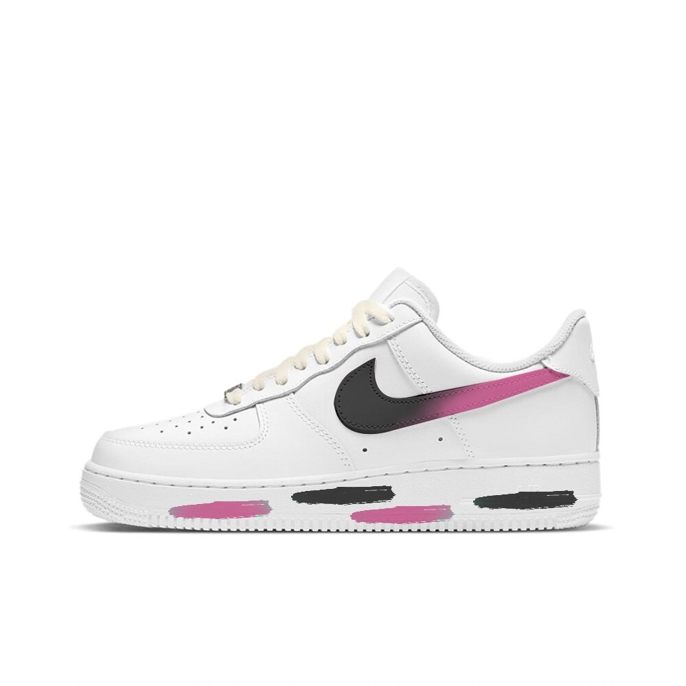 

Кроссовки Nike Air Force 1 Skateboarding Shoes Women's Low-top Pink/Black, черный/розовый