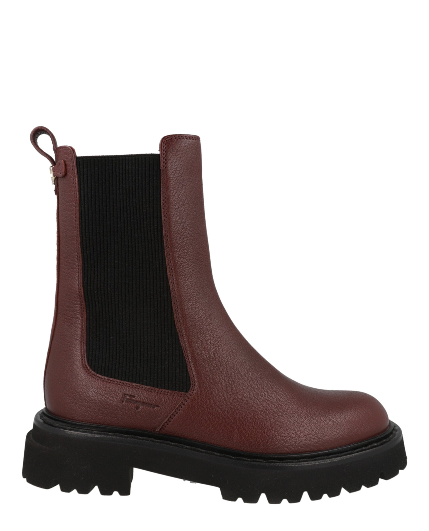 Кожаные челси Salvatore Ferragamo, коричневый