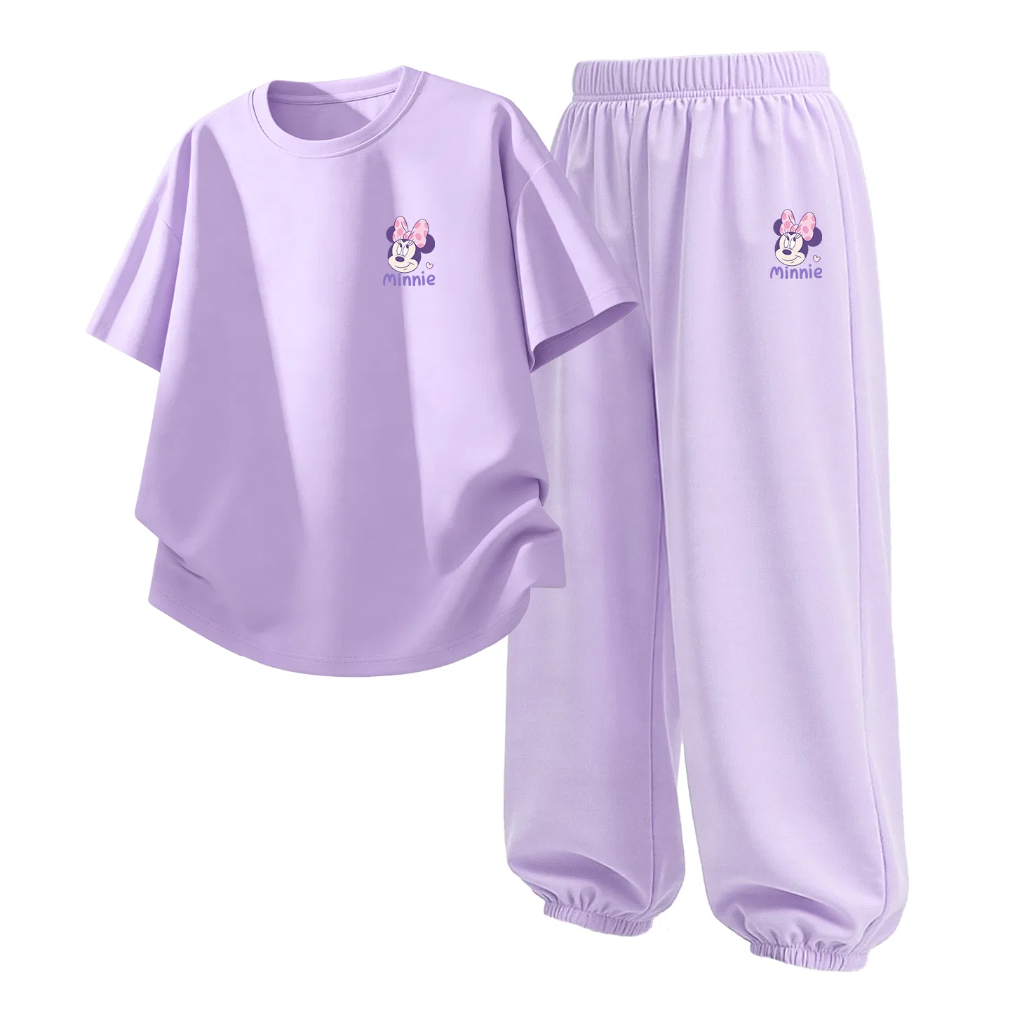 Детский спортивный костюм Casual Sportswear 2 Piece Set Disney, Di Qipini K Taro Purple+Di Qipini K Taro Purple