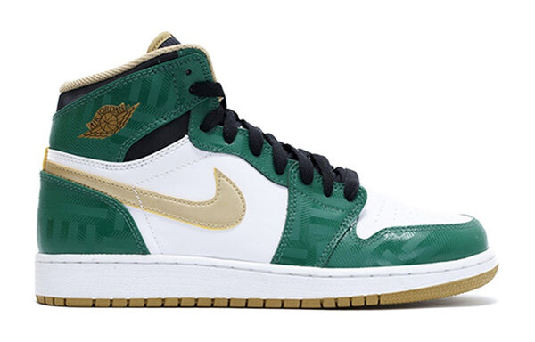 Кроссовки 1 retro high og 'celtics' Air Jordan, мультиколор — фото 2
