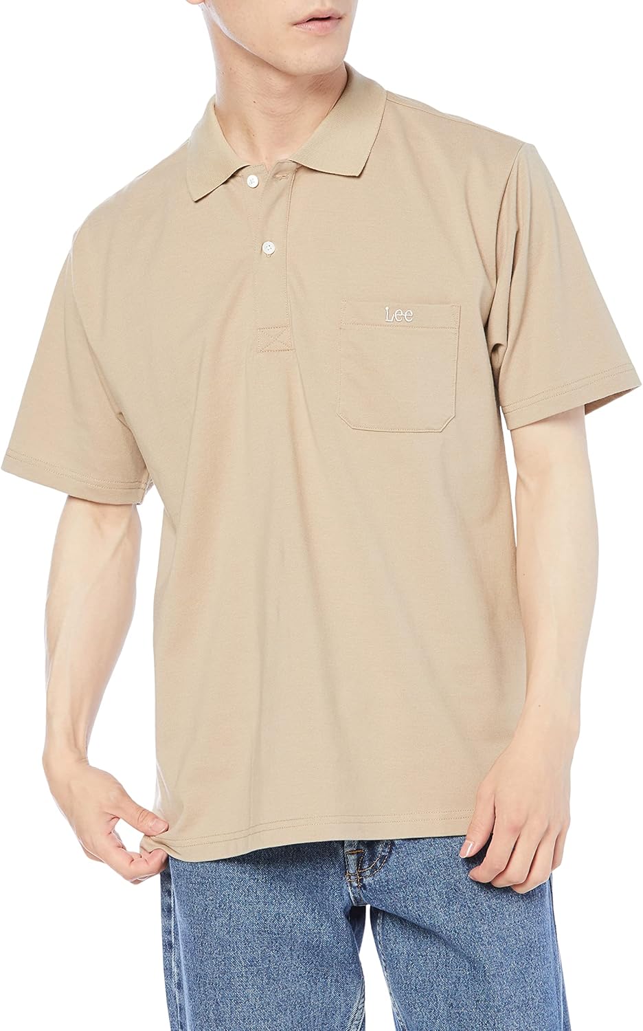 

Официальная футболка поло Lee's Leesures Play, бежевый