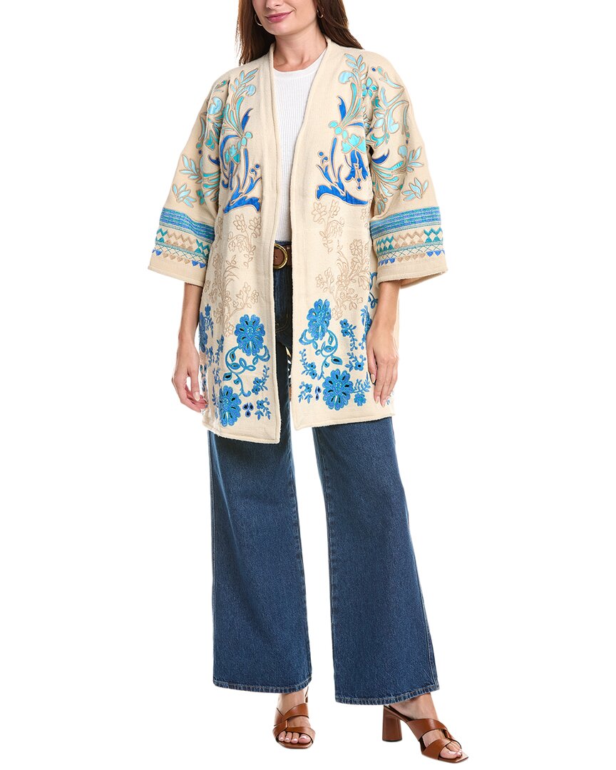 

Джонни Вас Бия Кимоно Johnny Was, белый