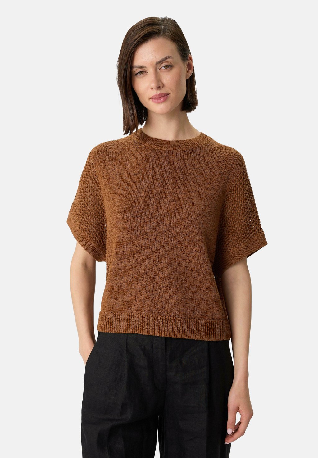 

Джемпер KURZARM LOOSE FIT comma, коричневый