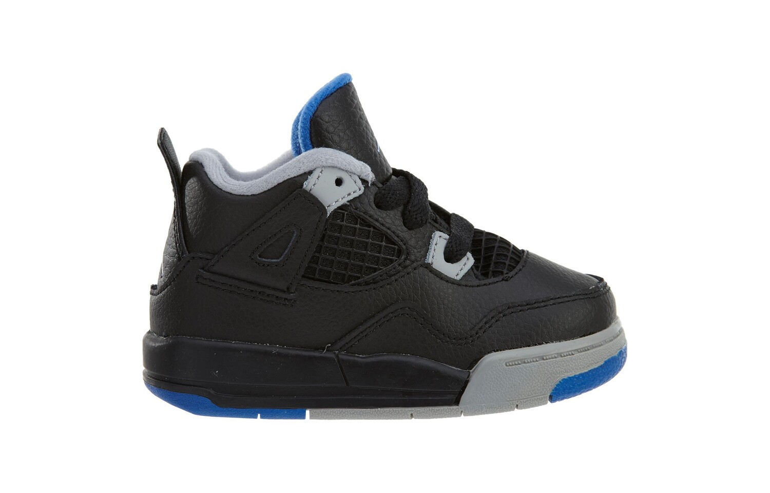 Кроссовки Jordan 4 Retro Black Soar Matte Silver White TD, черный — фото 2