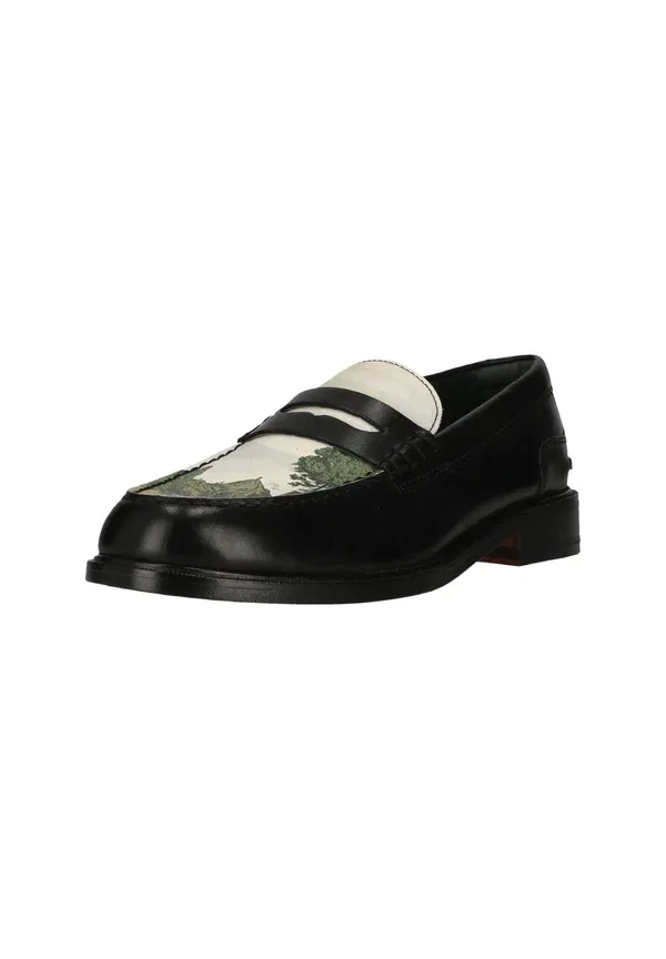 Туфли craftjames slip ons Clarks, черная кожа — фото 2