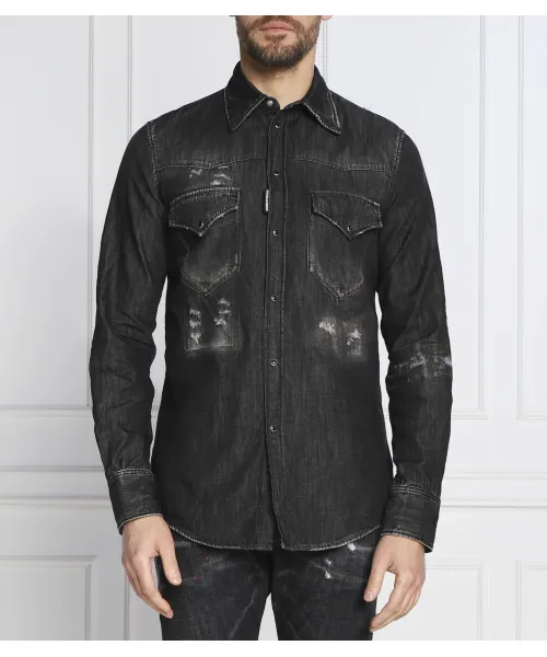 

Рубашка Regular fit Dsquared2, черный