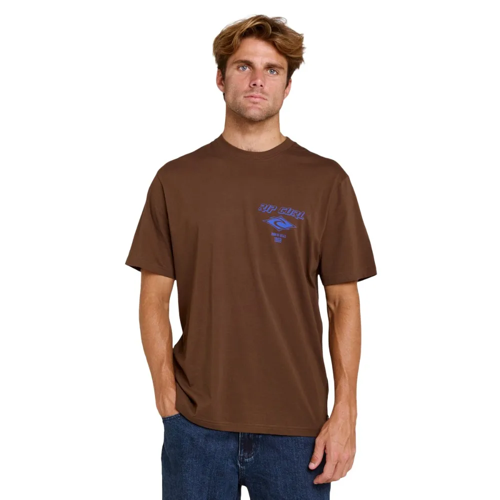 

Футболка с коротким рукавом Rip Curl Fade Out Icon, коричневый