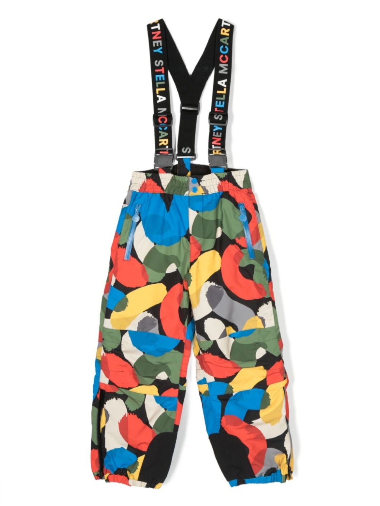 

Stella McCartney Kids лыжные брюки с принтом, черный