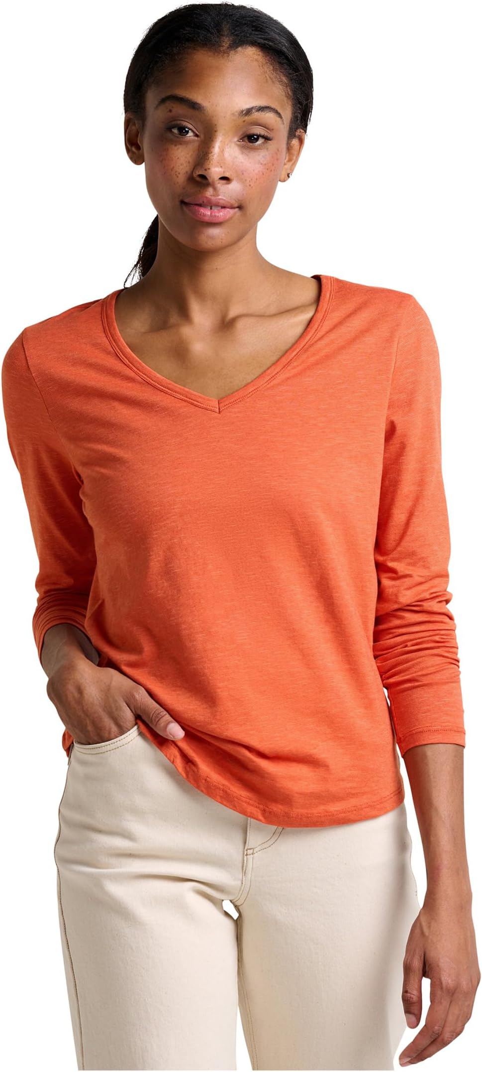 

Футболка Toad&Co Marley Ii Long Sleeve Tee, цвет Burnt Ochre
