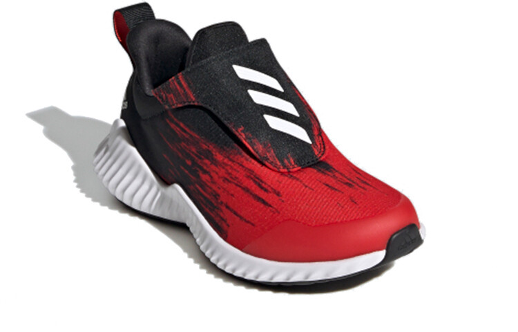 Кроссовки adidas Fortarun Kids Lifestyle Shoes PS Low-top Black/Red — фото 3