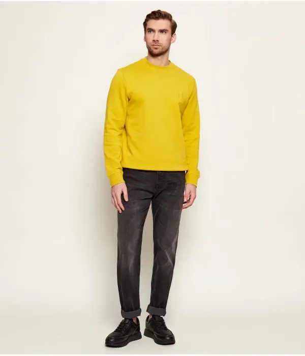 Толстовка Westart regular fit Boss Orange, желтый — фото 2