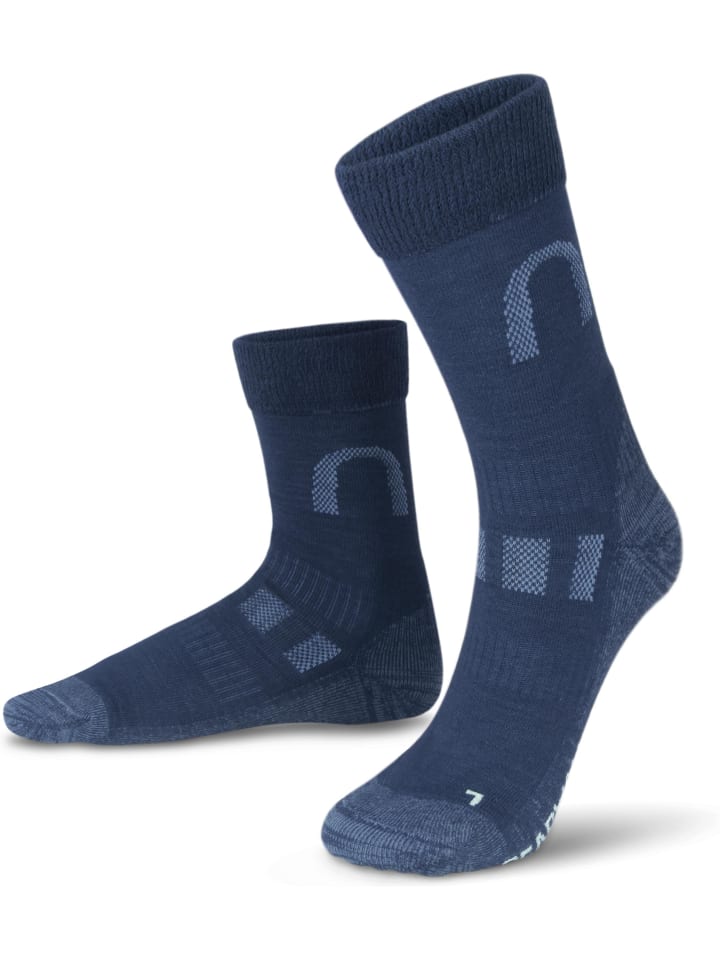 

Normani 2 пары походных и треккинговых носков Melton из мериносовой шерсти синего цвета