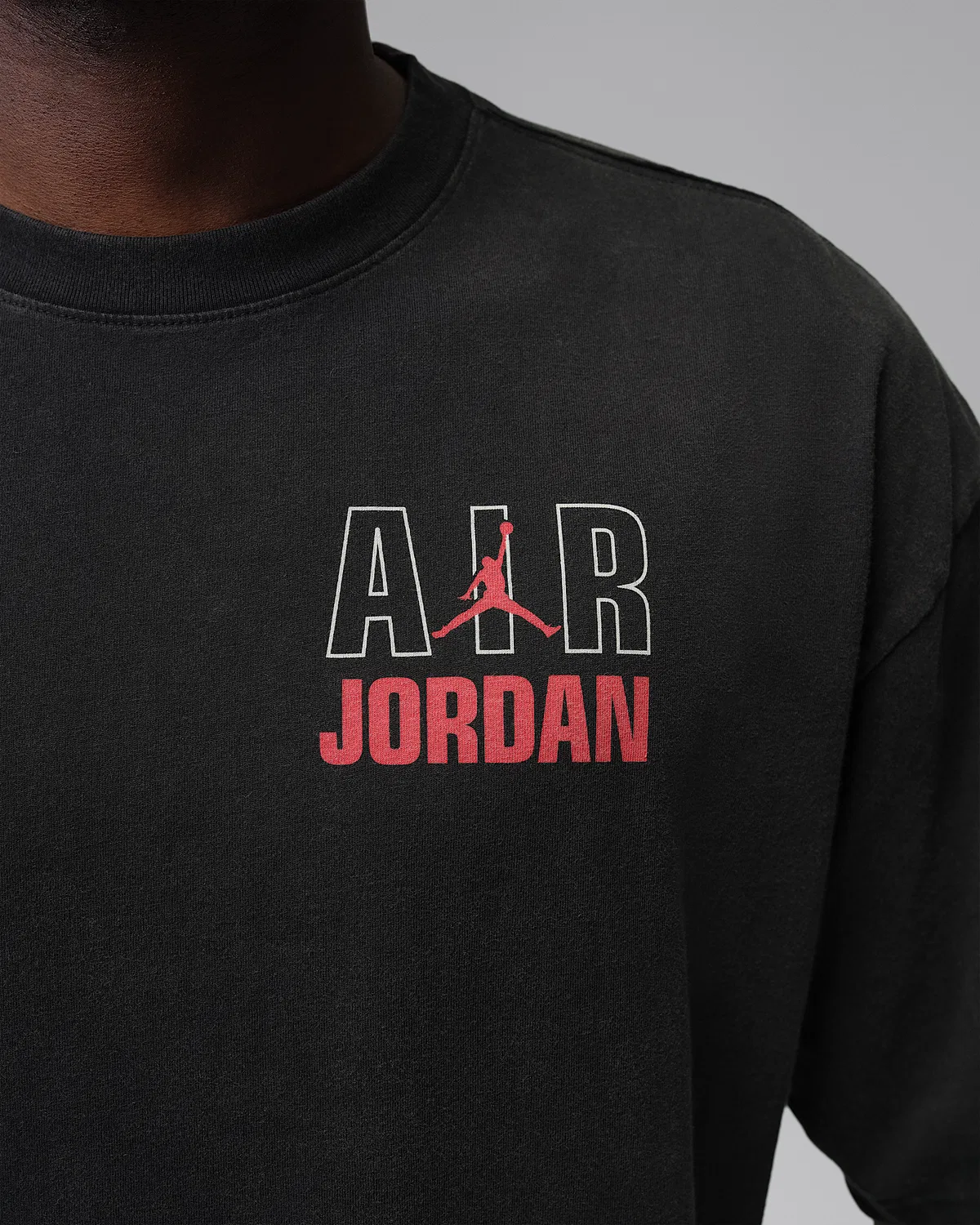 Мужская футболка Jordan Flight, Black/University Red — фото 4
