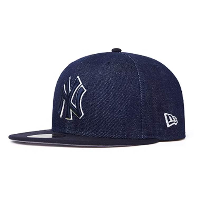 

New Era Хлопковая бейсболка из полиэстера унисекс темно-синего цвета, Navy Blue