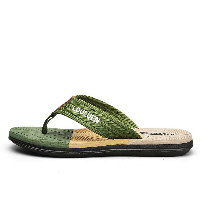 

TFKY Армейские зеленые мужские шлепанцы с противоскользящей подошвой, цвет Army Green