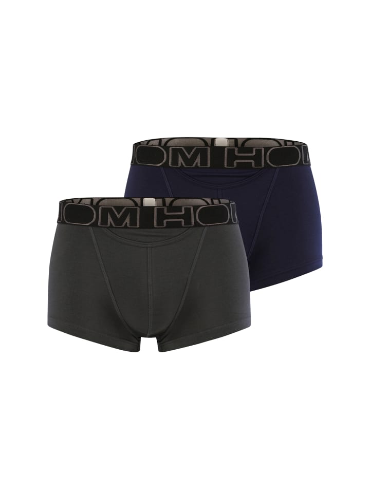 

Трусы боксеры HOM, цвет navy/grey