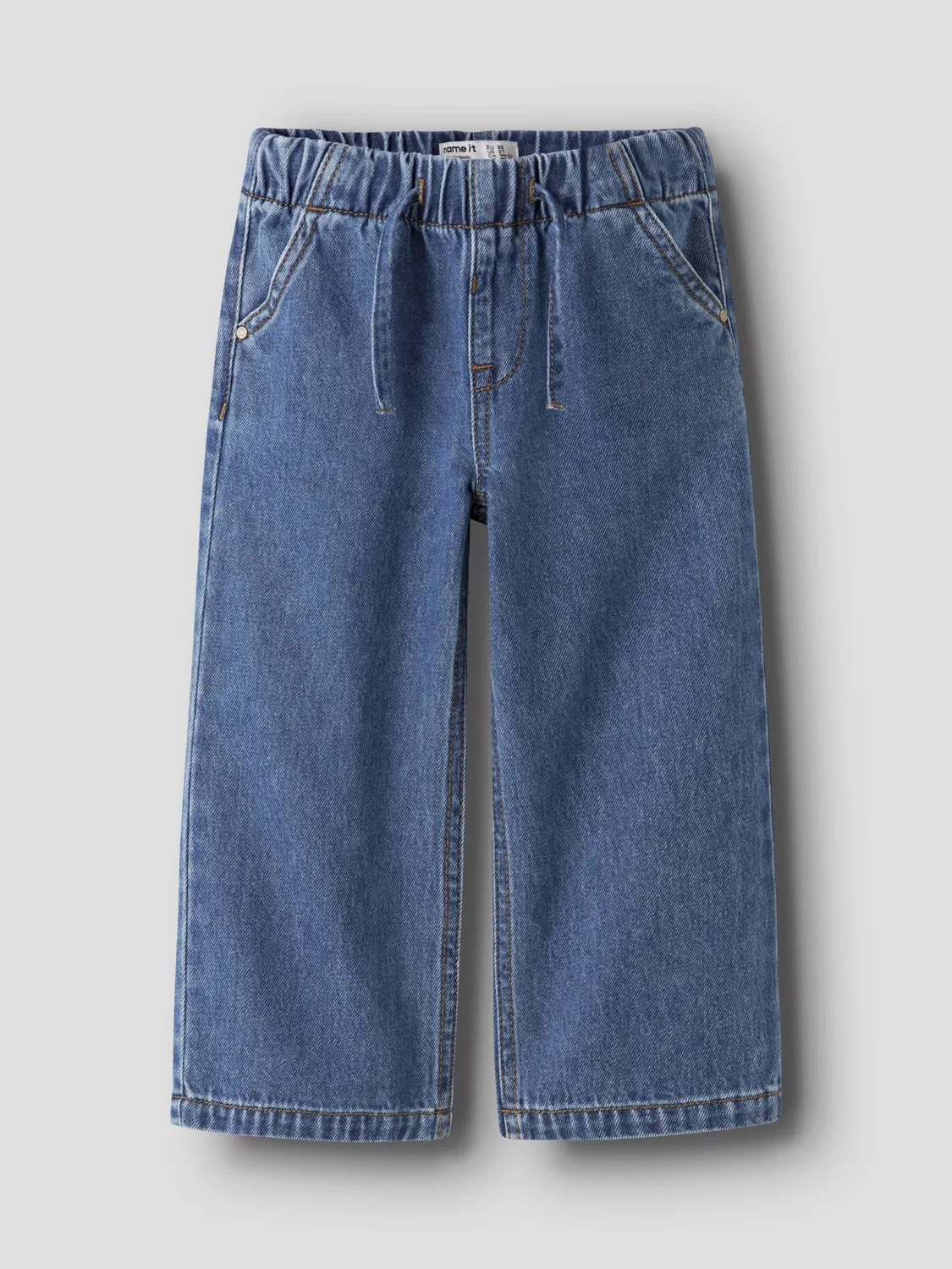 Джинсы с широкими штанинами Name It, Blue Denim — фото 3