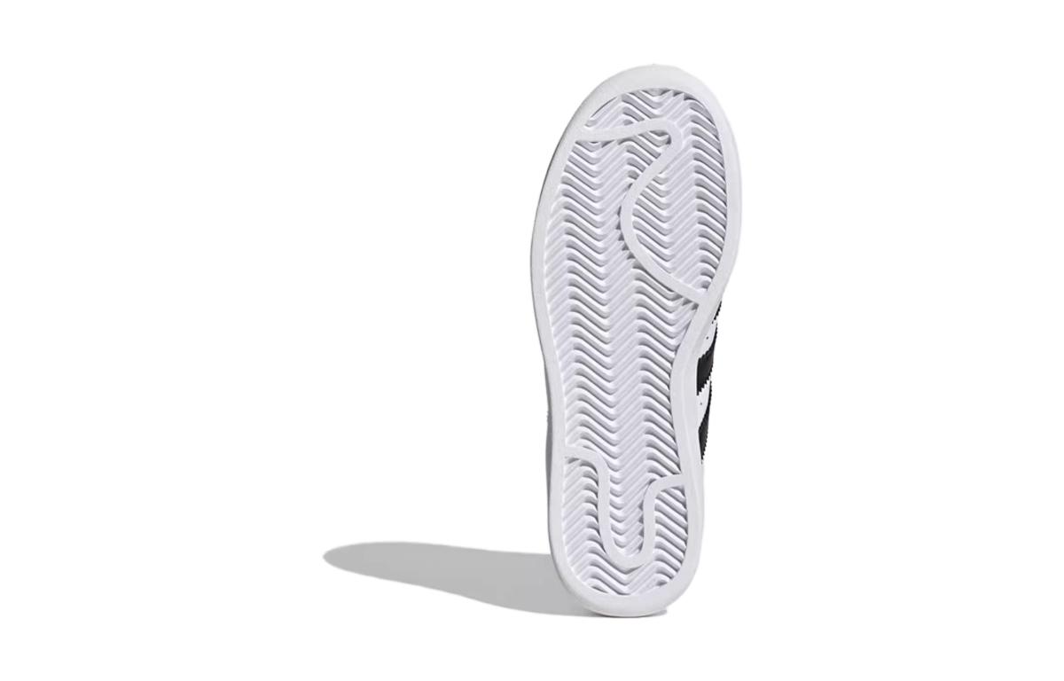 SUPERSTAR XLG Кроссовки для скейтбординга низкие детские белые Adidas — фото 3