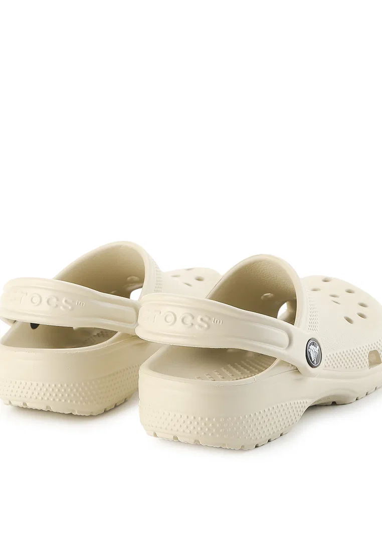 Детские сандалии-клоги Classic, Crocs, слоновая кость — фото 3