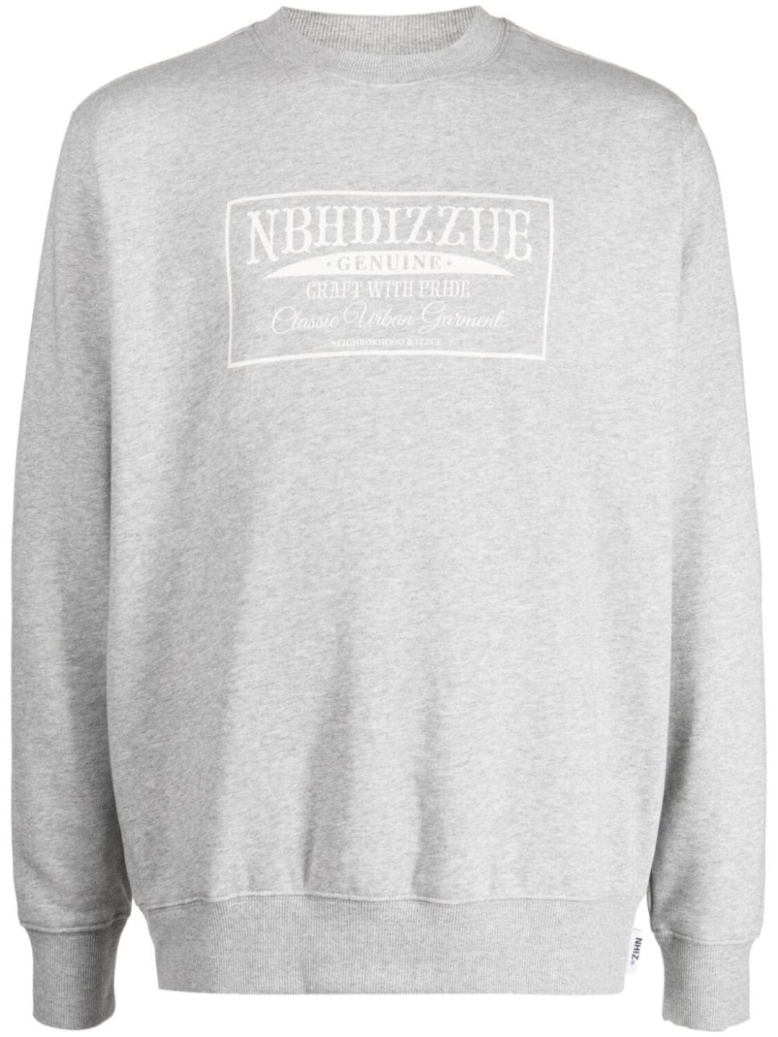 

izzue толстовка с логотипом из коллаборации с Neighborhood, серый