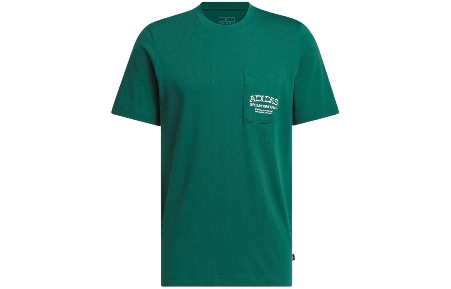 

Футболка с графическим карманом Groundskeeper Adidas, Preppy Green