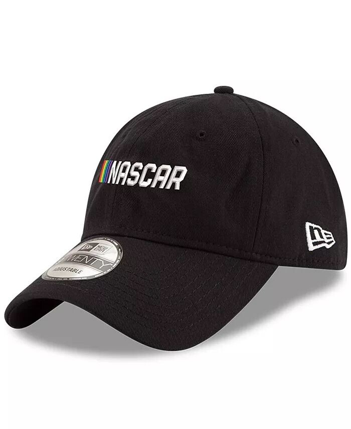 

Мужская черная регулируемая кепка NASCAR Wordmark Pride 9TWENTY New Era