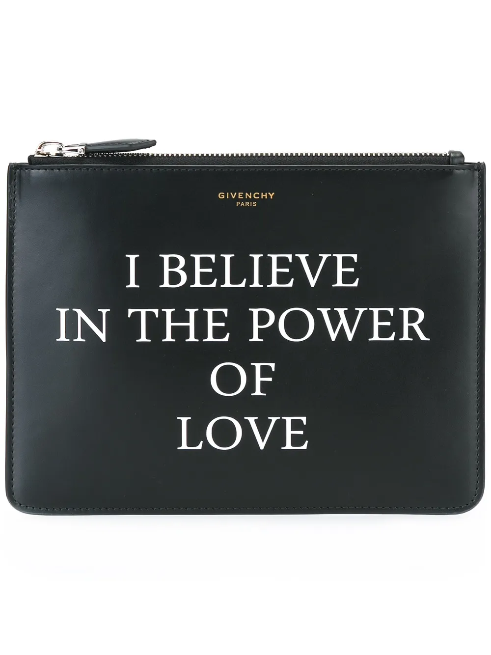 

Клатч с принтом 'love' Givenchy, черный