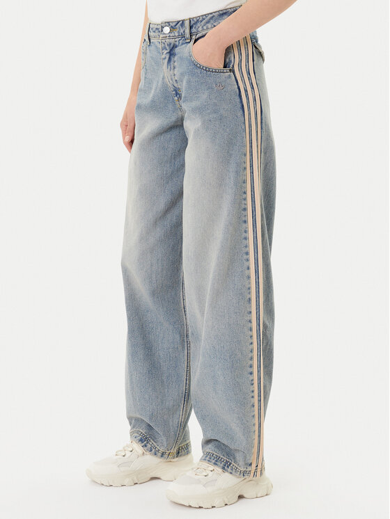 

Джинсы wide leg Premium Essentials JY2868 Adidas, синий