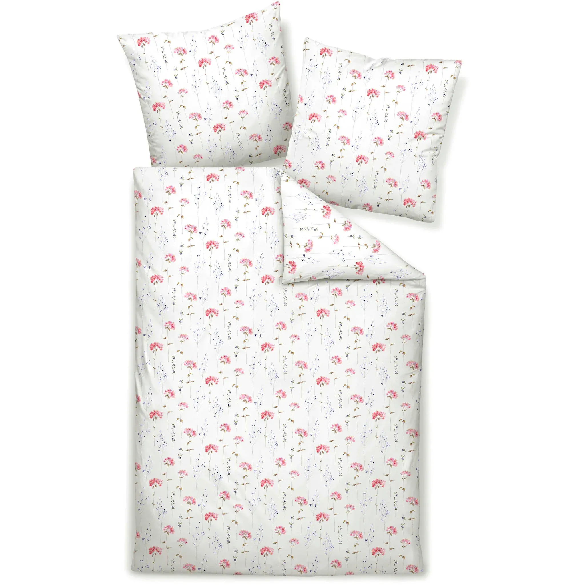 

Постельное белье Janine «CARMEN S55082-01 *155x220, 80x80», на молнии, цвет sharon rosa