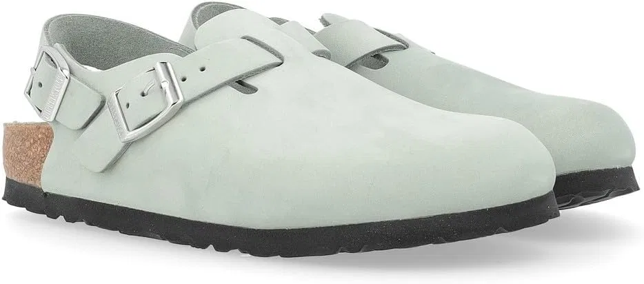 Сандалии Birkenstock Tokyo Mule изготовлены из черной кожи — фото 2