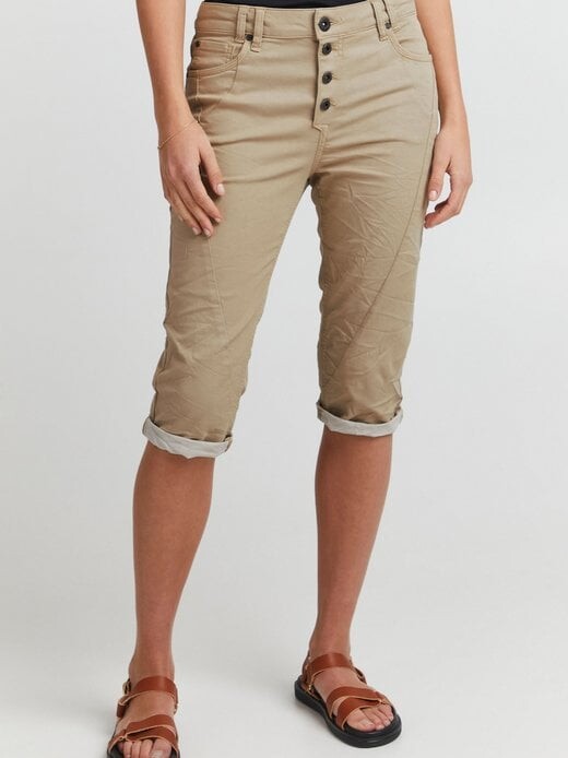 

Джинсовые шорты пзросита Pulz Jeans, бежевый