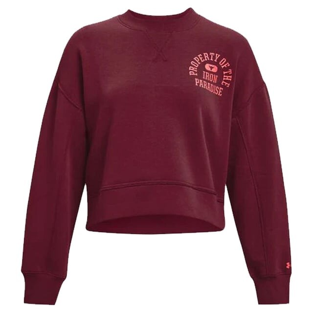 

Женский флисовый пуловер Under Armour Project Rock Under Armour, бургундия