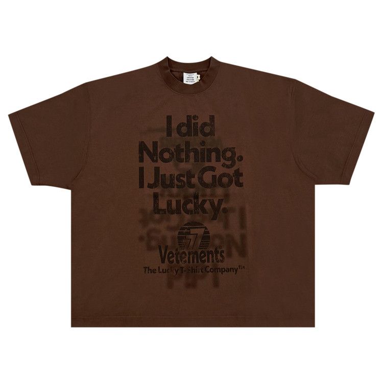 

Футболка Cactus Jack by Travis Scott x Vetements Lucky Tee, Brown