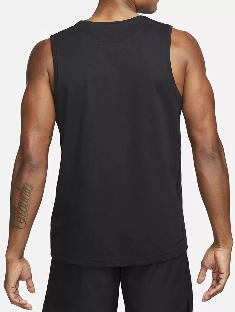 Мужская универсальная майка для фитнеса Nike Dri-FIT Primary, черный — фото 3