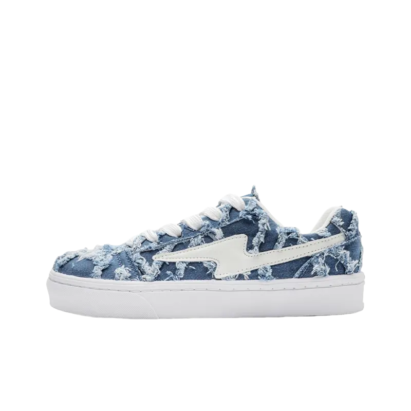 

JimiXiong Низкие скейтерские кроссовки унисекс деним синий, цвет Denim Blue