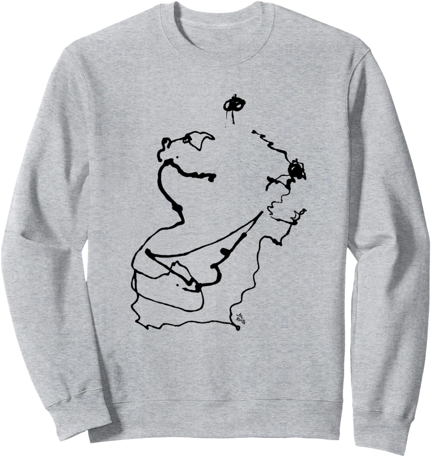 

Толстовка Кайдзю-кун Fujizuga, серый