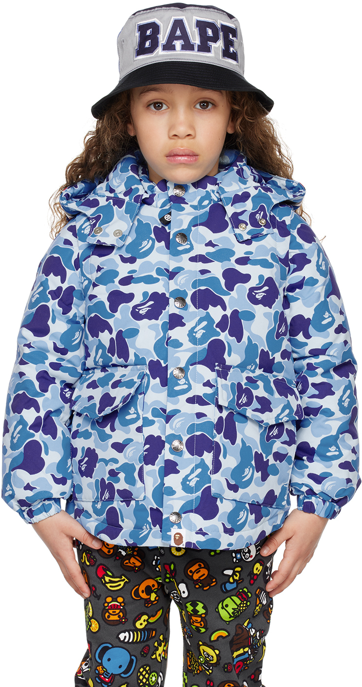 

Синий пуховик BAPE Kids 4way