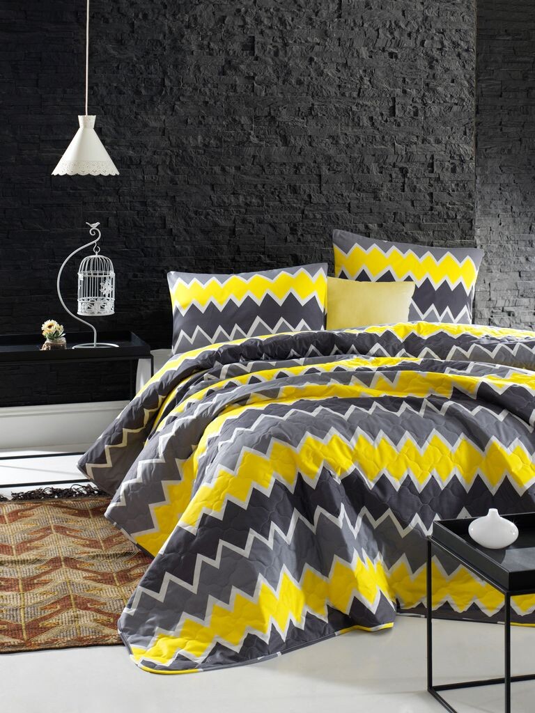 

L'Essentiel Linge de Maison, Zigros- MJF8248, Желтый, Покрывала, 100% хлопок ранфорс