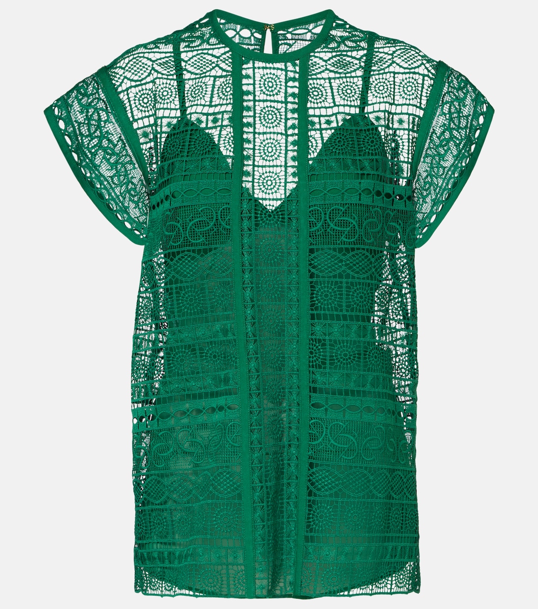 

Топ из макраме Elie Saab, Absinthe Green