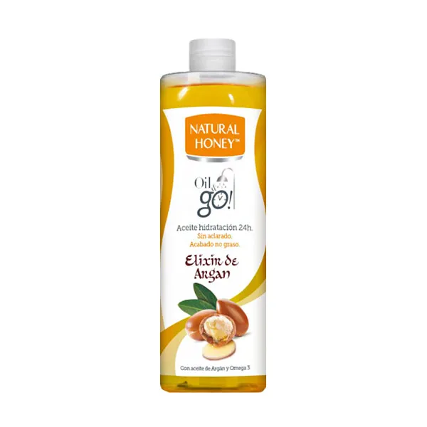 

Увлажняющее аргановое масло для душа Oil & Go Elixir De Argan Natural Honey, 300 ml