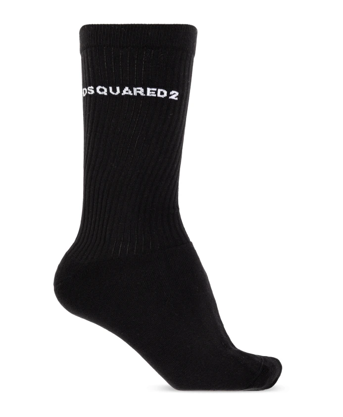

Носки с логотипом Dsquared2, черный