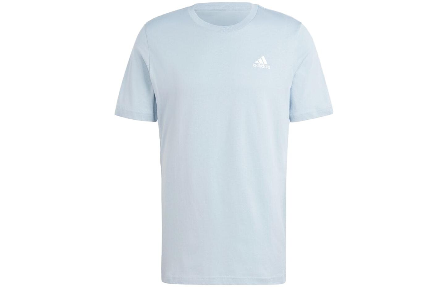 

Футболка мужская светло-голубая Adidas, светло-голубой