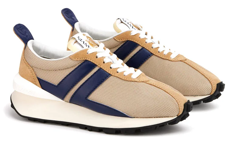 Lanvin Кроссовки Bumpr Low top Casual мужские светло-коричневые — фото 3