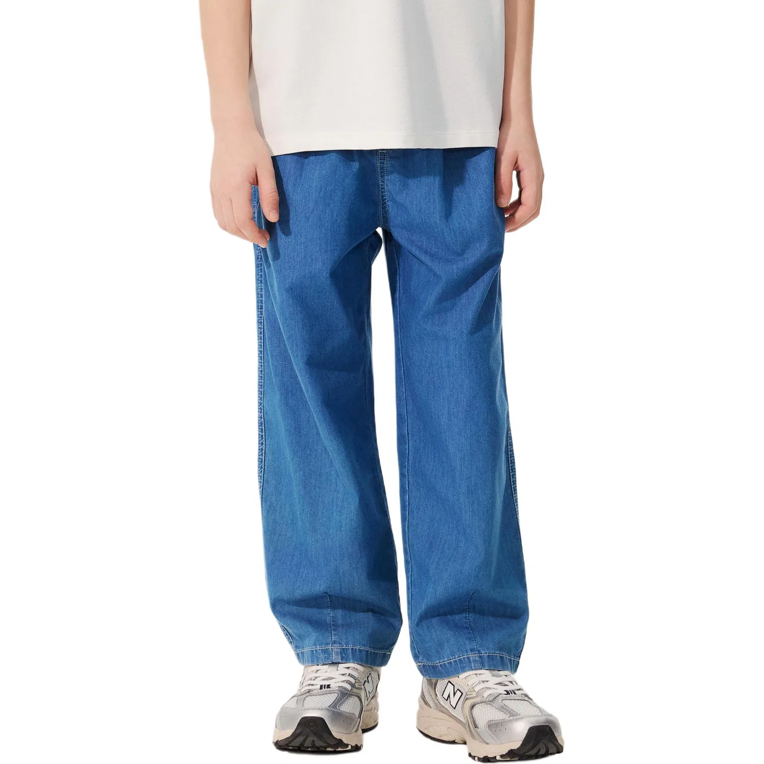 Джинсы Kids Jeans темно-синие New Balance — фото 3