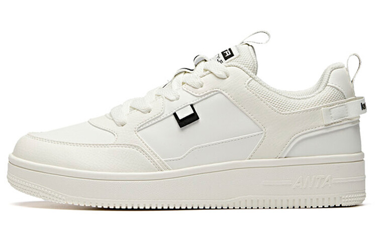 

Кроссовки ANTA Skateboard Shoes Men Low-Top Ivory White Black, Черный, Кроссовки ANTA Skateboard Shoes Men Low-Top Ivory White Black
